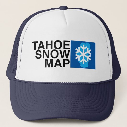 Tahoe Snow Map Pet (Voorkant)
