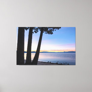 Tahoe Sunrise Canvas Afdruk