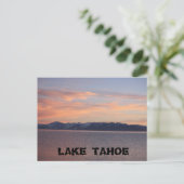 Tahoe SunSet 1 Briefkaart (Staand voorkant)