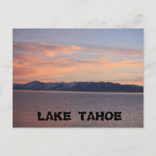 Tahoe SunSet 1 Briefkaart