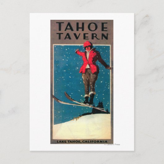 Tahoe Tavern Promo-Poster Briefkaart (Voorkant)