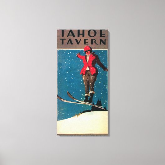 Tahoe Tavern Promo-Poster Canvas Afdruk (Voorkant)