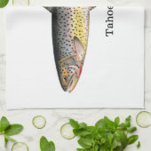 Tahoe Trout Fish Theedoek (Gevouwen)