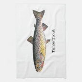 Tahoe Trout Fish Theedoek (Verticaal)