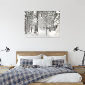 Tahoe Winter Wonderland Canvas Afdruk (Insitu (Slaapkamer))