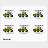 Tahoe Workz LLC Sneeuwverwijderingsservices Ronde Sticker (Vel)