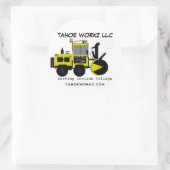 Tahoe Workz LLC Sneeuwverwijderingsservices Ronde Sticker (Tas)