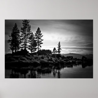 Tahoe's Heavenly Glass Poster