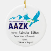 Tahoma en Eugene 2020 keramisch sieraad Keramisch Ornament (Achterkant)