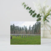 Tahoma National Cemetery Briefkaart (Staand voorkant)