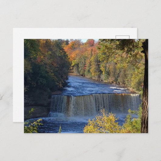Tahqaumenon Herfsten, Michigan Briefkaart (Voorkant / Achterkant)