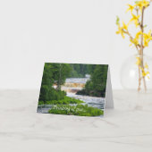 Tahquamenon de onderste Herfsten denken aan uw Kaa Kaart (Gele Bloem)