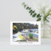 Tahquamenon Falls, Michigan Briefkaart (Staand voorkant)