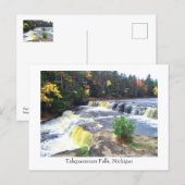 Tahquamenon Falls, Michigan Briefkaart (Voorkant / Achterkant)