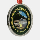 Tahquamenon Herfst SP Metalen Ornament (Rechts)