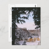 Tahquamenon Herfsten Bovenop het schiereiland Brie Briefkaart (Voorkant / Achterkant)