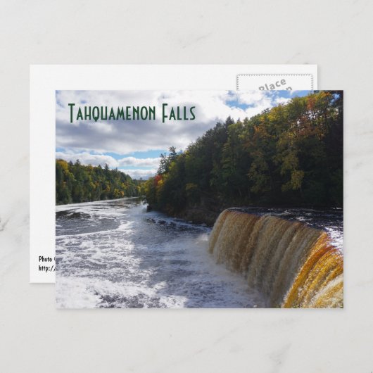 Tahquamenon Herfsten Briefkaart (Voorkant / Achterkant)