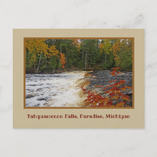 TAHQUAMENON-HERFSTEN IN DE AUTUMN / MICHIGAN'S U.P BRIEFKAART
