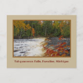 TAHQUAMENON-HERFSTEN IN DE AUTUMN / MICHIGAN'S U.P BRIEFKAART (Voorkant)