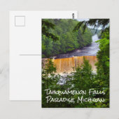 Tahquamenon Herfsten Michigan Briefkaart (Voorkant / Achterkant)