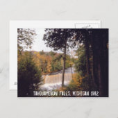 Tahquamenon Herfsten Michigan Briefkaart (Voorkant / Achterkant)