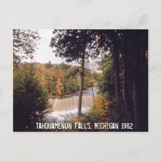 Tahquamenon Herfsten Michigan Briefkaart (Voorkant)