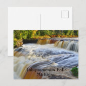 Tahquamenon Herfsten Michigan Briefkaart (Voorkant / Achterkant)