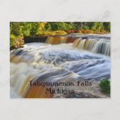 Tahquamenon Herfsten Michigan Briefkaart (Voorkant)