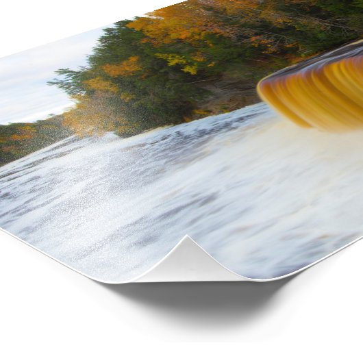 Tahquamenon Herfsten, Michigan Foto Afdruk (Hoek)