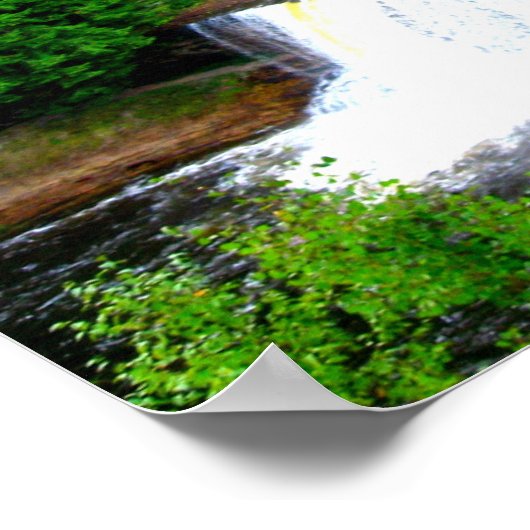 Tahquamenon Herfsten Michigan Poster (Hoek)