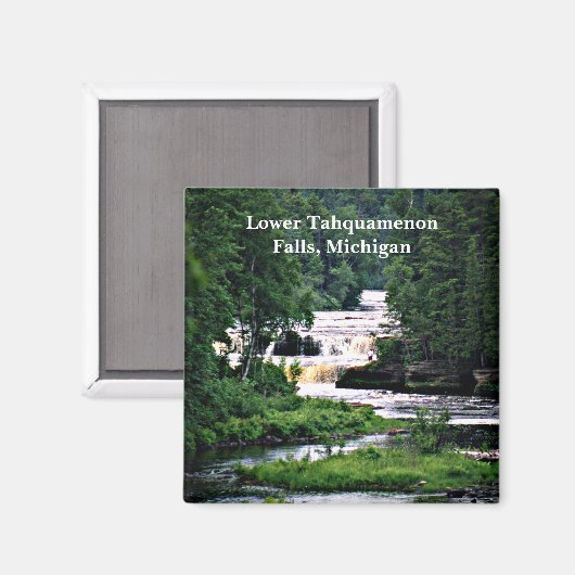 Tahquamenon Herfsten State Park Lower Herfsten, Mi Magneet (Voorkant / Achterkant)