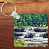 Tahquamenon Herfsten State Park Lower Herfsten, Mi Sleutelhanger (Voorkant)