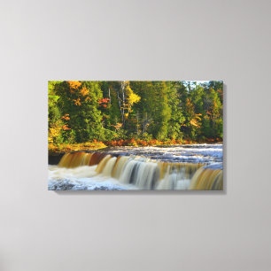 Tahquamenon Herfsten Verpakt Canvas