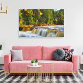 Tahquamenon Herfsten Verpakt Canvas Afdruk (Insitu (Woonkamer))
