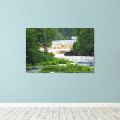 Tahquamenon Onderste Herfsten Canvas Afdruk (Insitu (Houten vloer))