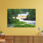 Tahquamenon Onderste Herfsten Canvas Afdruk (Insitu (Woonkamer))