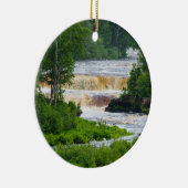 Tahquamenon Onderste Herfsten Keramisch Ornament (Rechts)