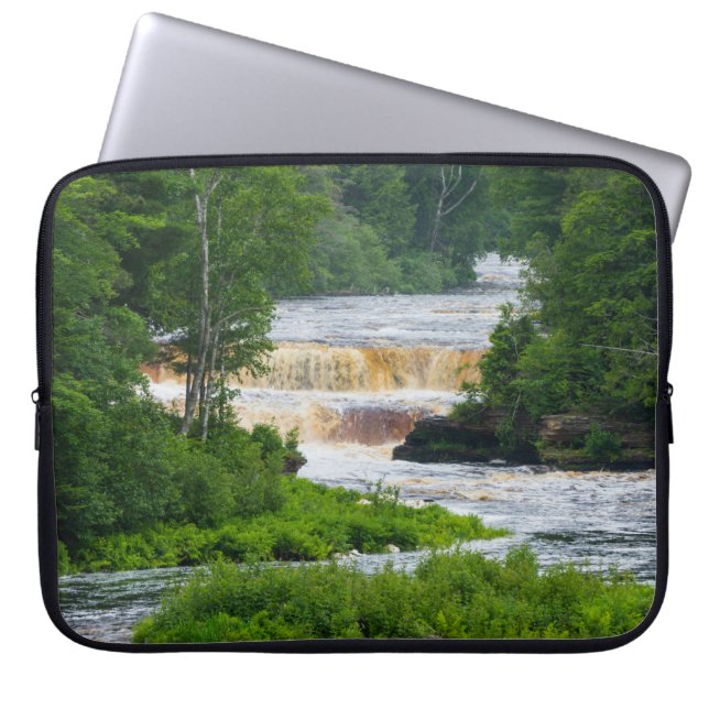 Tahquamenon Onderste Herfsten Laptop Sleeve (Voorkant)