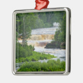 Tahquamenon Onderste Herfsten Metalen Ornament (Links)