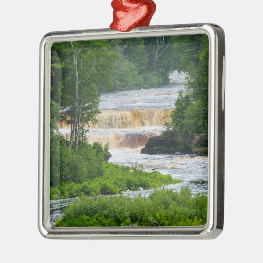 Tahquamenon Onderste Herfsten Metalen Ornament (Links)
