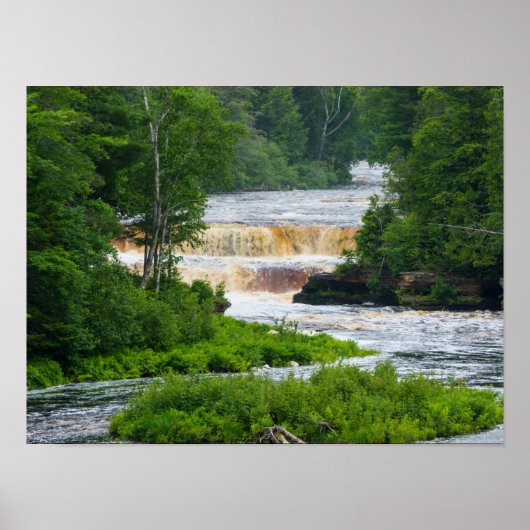 Tahquamenon Onderste Herfsten Poster (Voorkant)