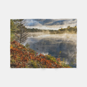 Tahquamenon Rivier Zonsopgang Paradise, Michigan Fleece Deken