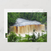 Tahquamenon Upper Falls Briefkaart (Voorkant / Achterkant)