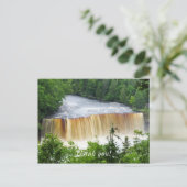 Tahquamenon Upper Falls Briefkaart (Staand voorkant)