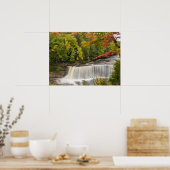 Tahquamenon-watervallen in de herfst poster (Keuken)
