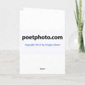 Tahquitz Peak bij Night Wenskaart Kaart (Achterkant)