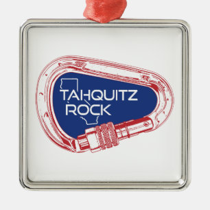 Tahquitz Rock California klimkarabijnhaak Metalen Ornament