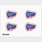 Tahquitz Rock California klimkarabijnhaak Rechthoekige Sticker (Vel)