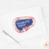 Tahquitz Rock California klimkarabijnhaak Rechthoekige Sticker (Envelop)