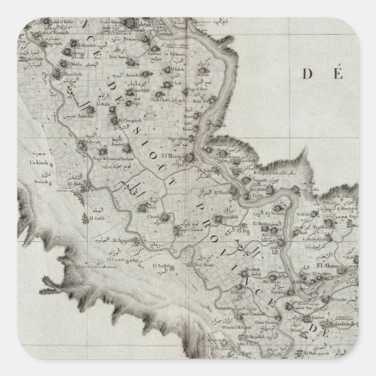Tahtah, Egypte Vierkante Sticker (Voorkant)